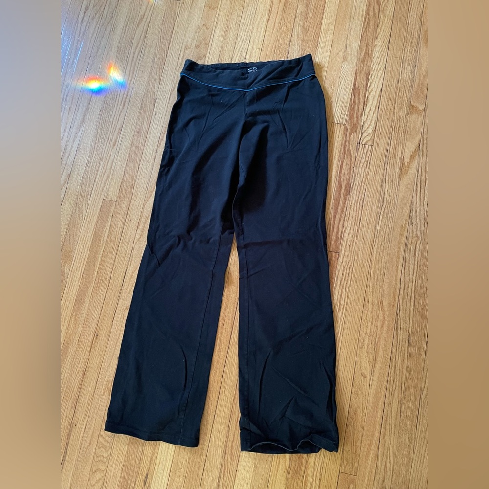 champion black athletic pant - medium